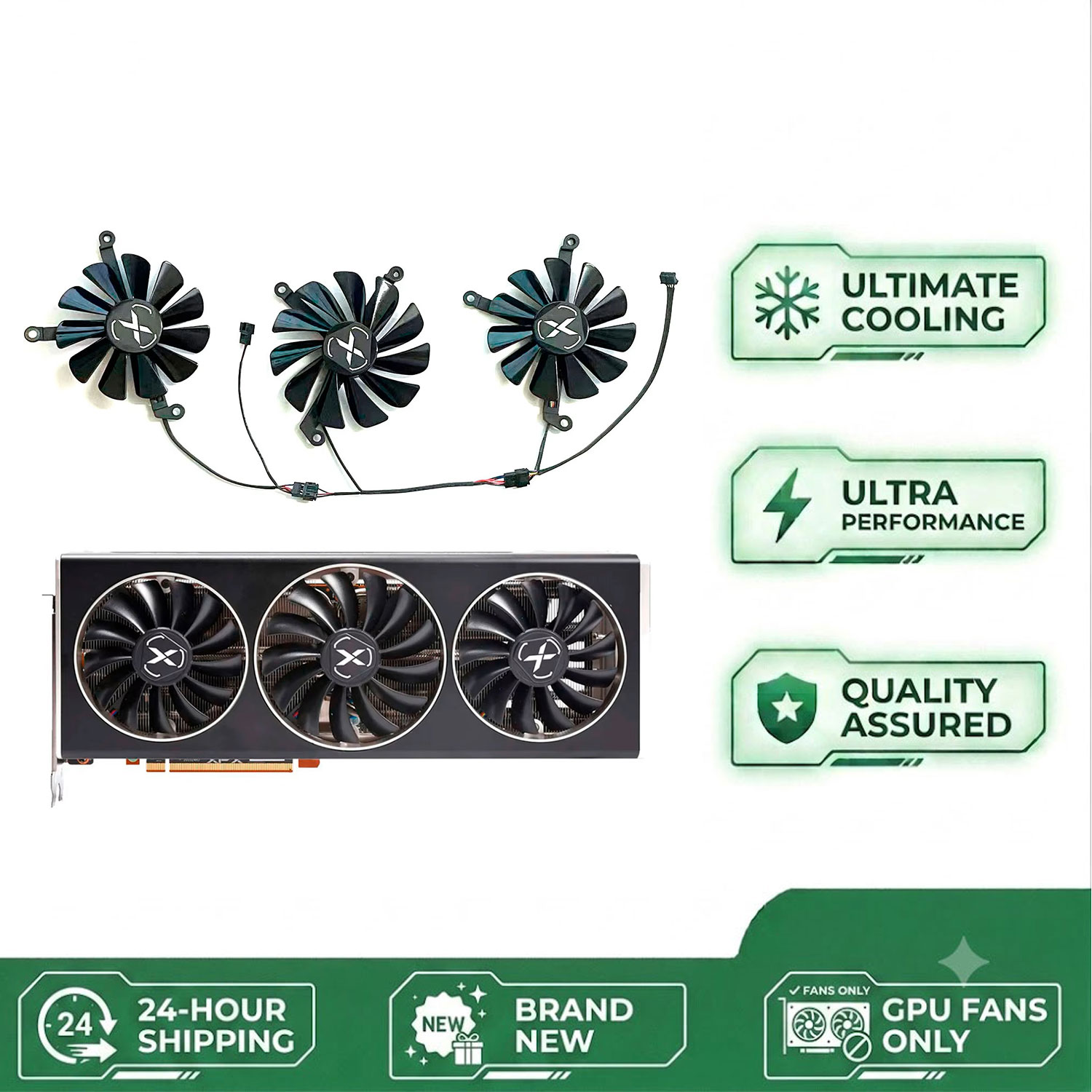 Neuer DIY-GPU-Lüfter, 4-PIN, 9 – Rx 6700 Xt 12Gb Graphics Card Bewertung und Preis