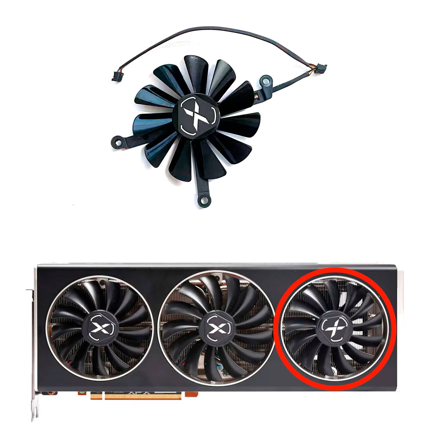 Neuer DIY-GPU-Lüfter, 4-PIN, 9 – Rx 6700 Xt 12Gb Graphics Card Bewertung und Preis